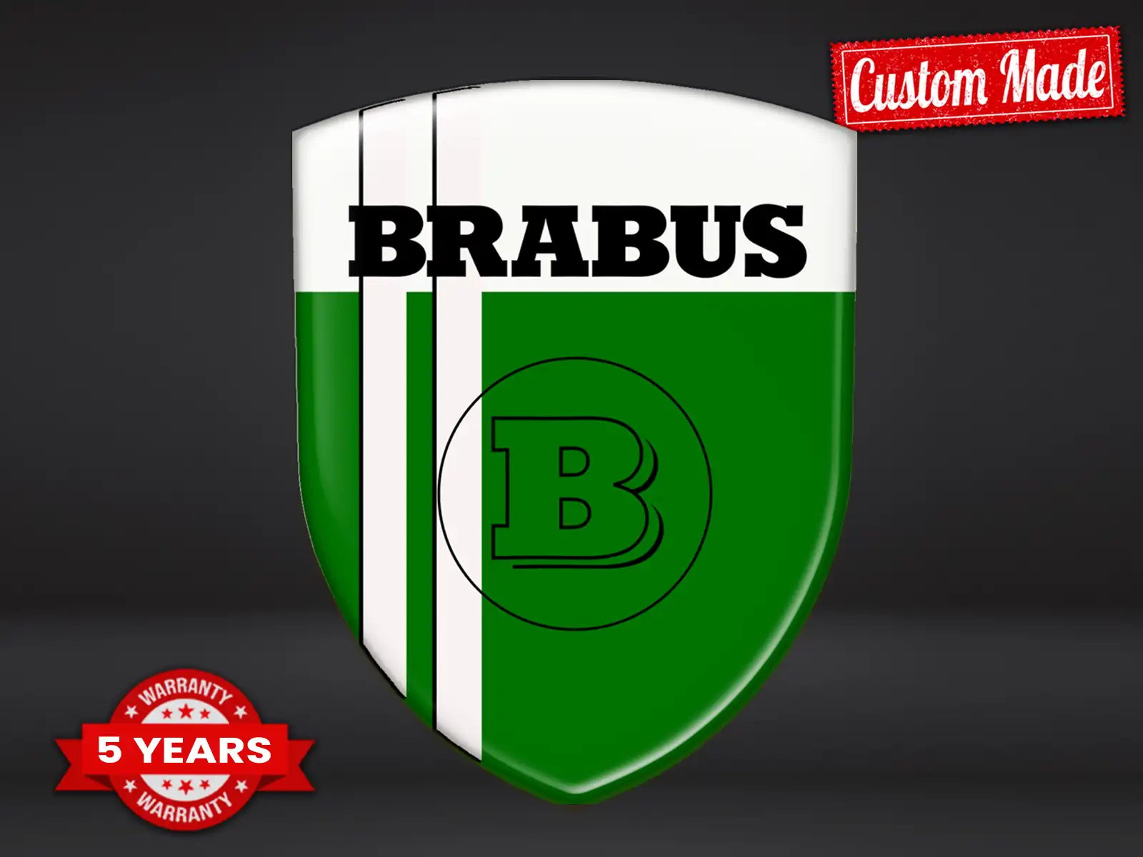 Brabus Heckscheibensticker Hochwertig Drift Design